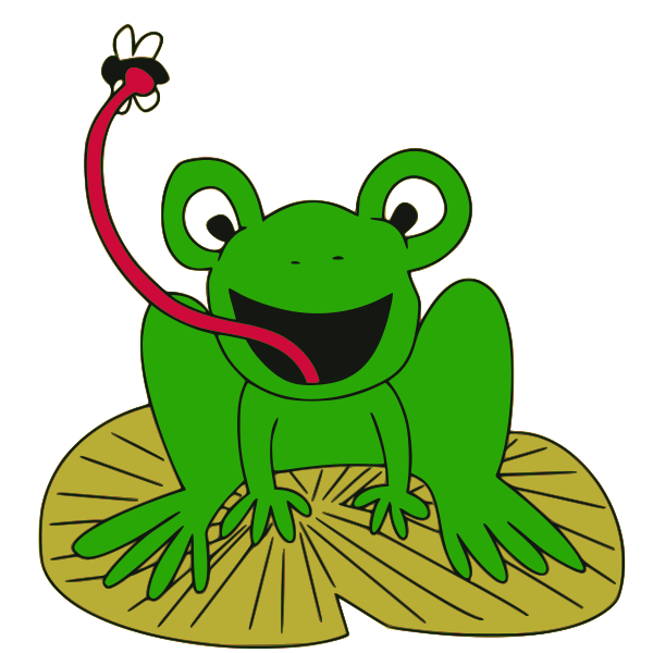 600x600 Best Cute Frog On Lily Pad Clipart