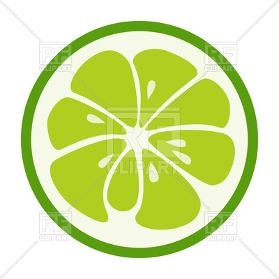 400x400 Green Lime Icon Royalty Free Vector Clip Art Image