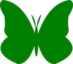 300x267 Butterfly Clipart Lime Green