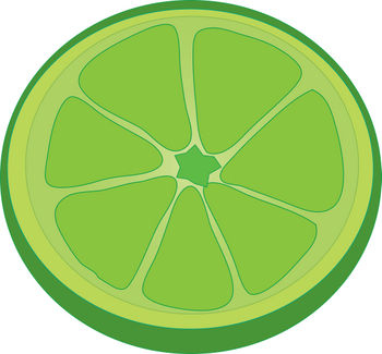 350x325 Lime Clipart Lime Slice