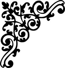 225x235 Scroll Clipart Decorative Accent