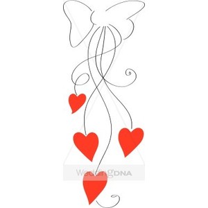 300x300 Line Of Hearts Clip Art