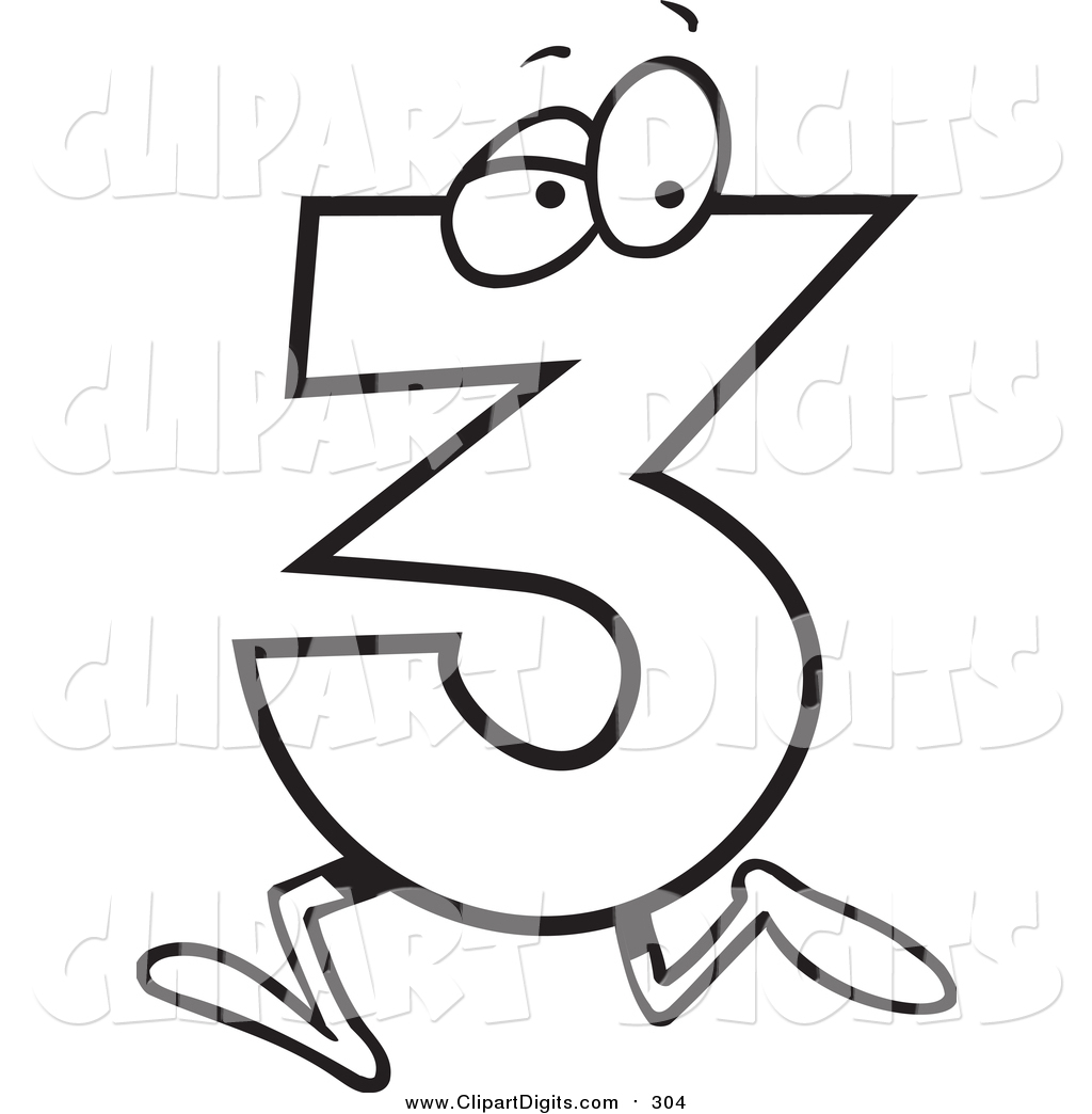 1024x1044 Number Clipart