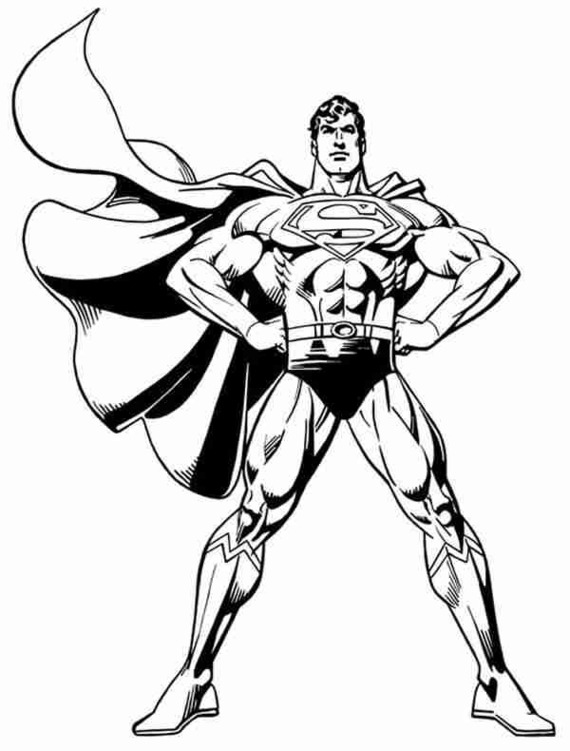 570x751 Superman Body Clipart