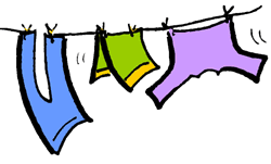 250x151 Clothes Line Clipart