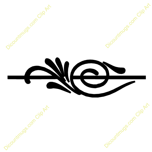 500x500 Decorative Line Clipart