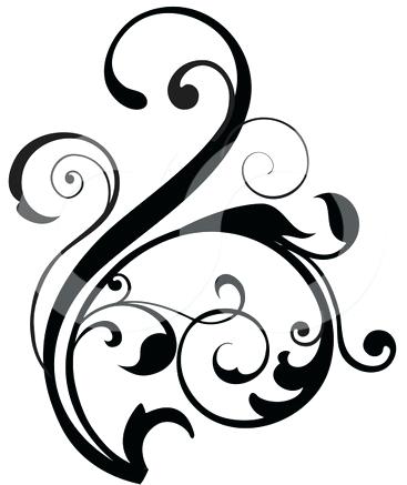 367x437 Clipart Design Cross Scroll Free Download Clip Art Free Clip Art