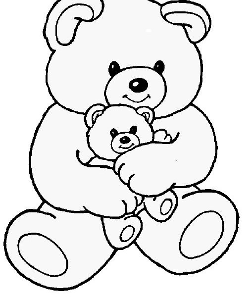 509x600 Fresh Teddy Bear Coloring Pages 14 On Free Coloring Kids