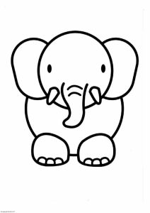 212x300 Coloring Pages Simple Animal Drawing Line Drawings Of Animals