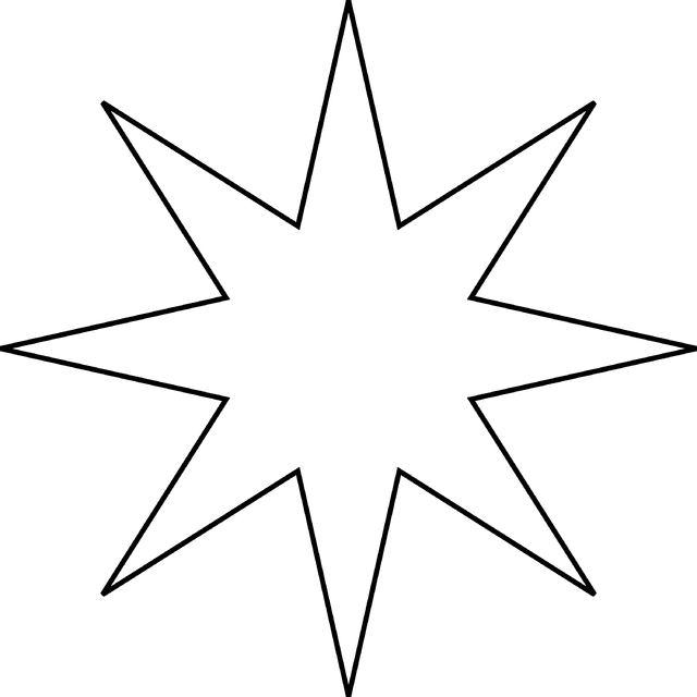 640x640 Star Cliparts Patterns 262693