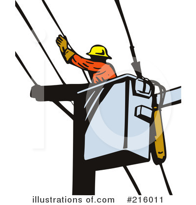 400x420 Lineman Clipart