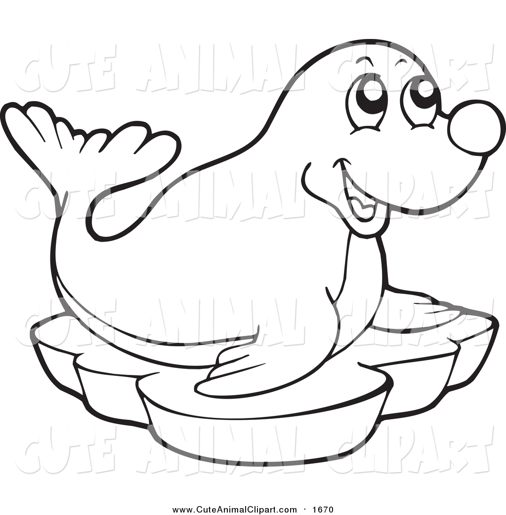 1024x1044 Vector Cartoon Clip Art Of A Black And White Lineart Happy Sea