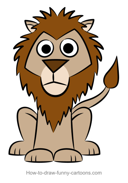 Lion Cartoon Drawing | Free download on ClipArtMag