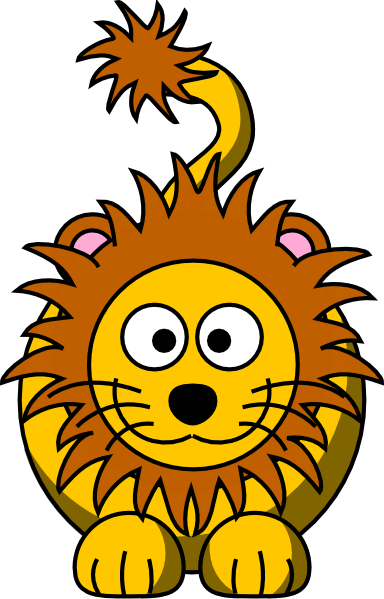 384x599 Lion Clipart