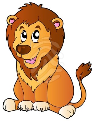 310x400 Lion Clipart Vector