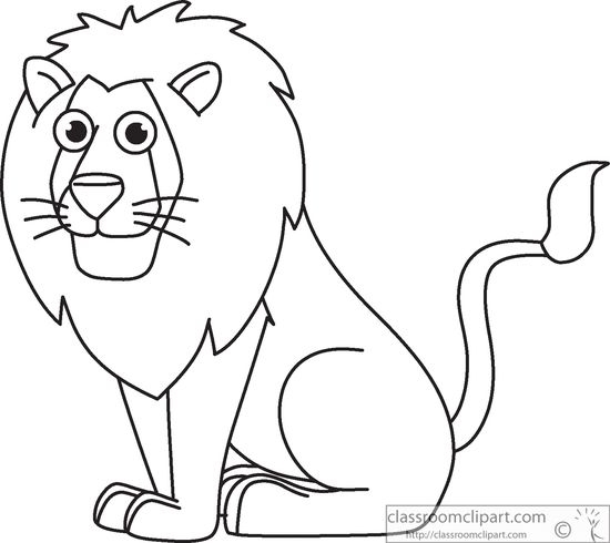 550x490 Lion Clip Art Black And White Cliparts