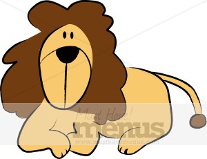 300x230 Lion Clipart Kids Menu Clipart