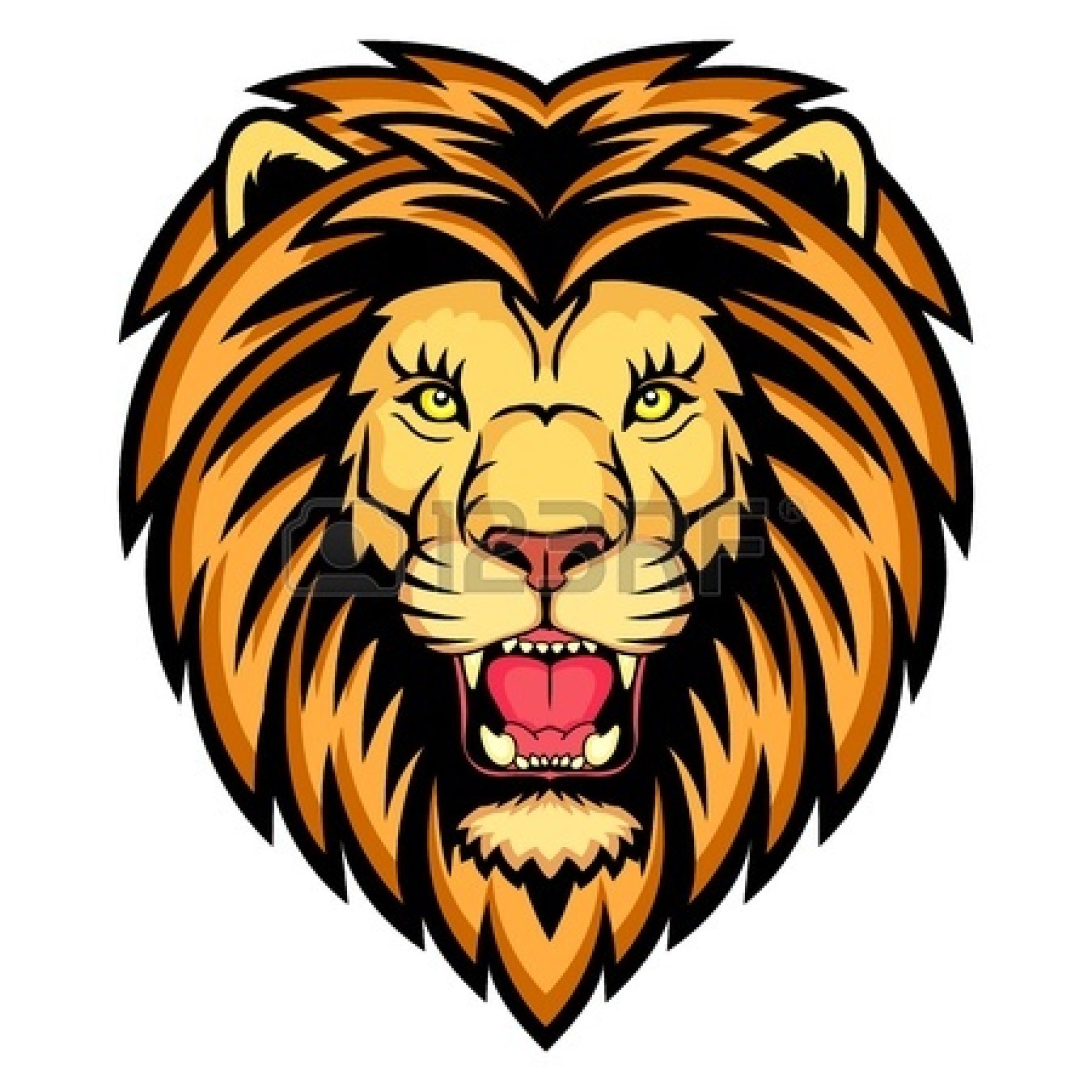 1350x1350 Lions Logo Clipart
