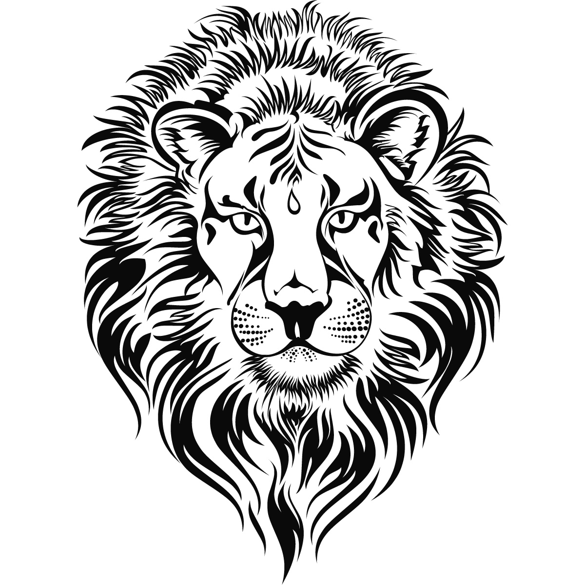 1200x1200 Roaring Lion Head Clip Art Free Clipart Images
