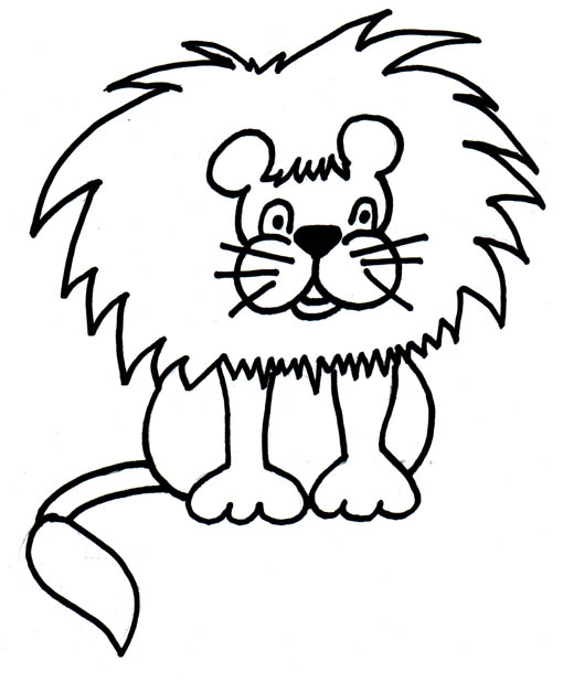 510x618 Clip Art Black And White Black And White Clipart Of Lion.jpg