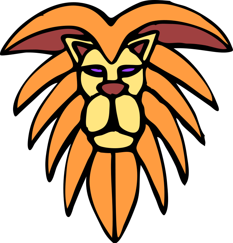 768x800 Lion Clip Art
