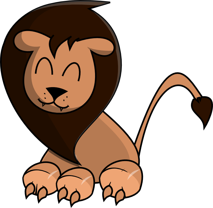 733x716 Image Of Lion Clipart