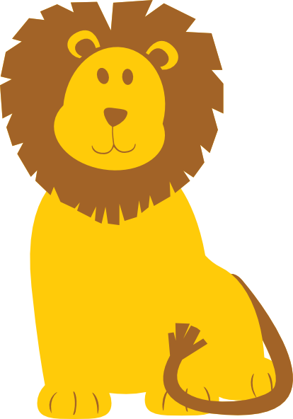 414x592 Lion Clip Art