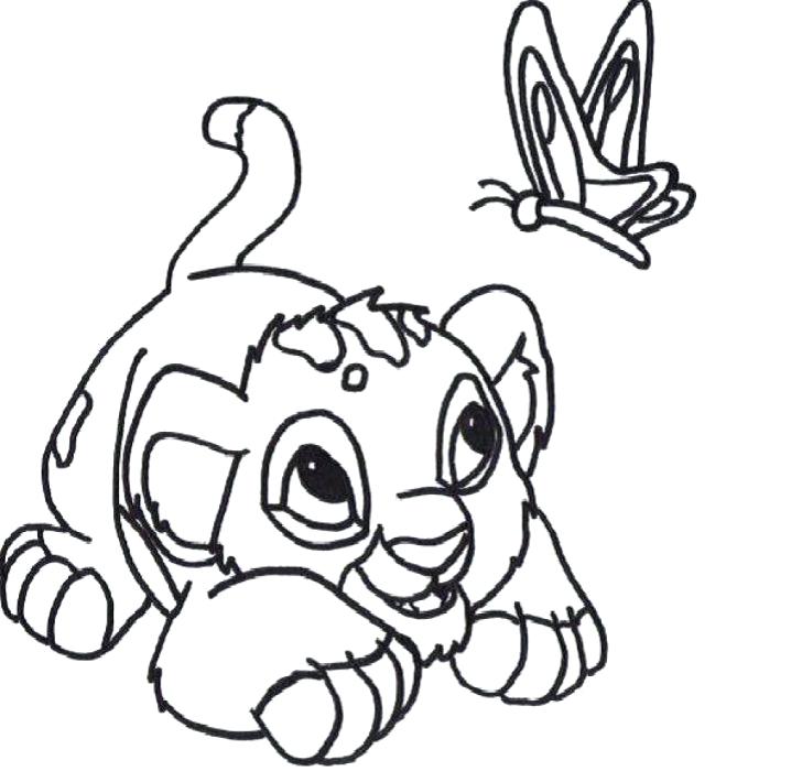 728x710 Ideas Baby Lion Coloring Pages On Regard Encourage Color Inside