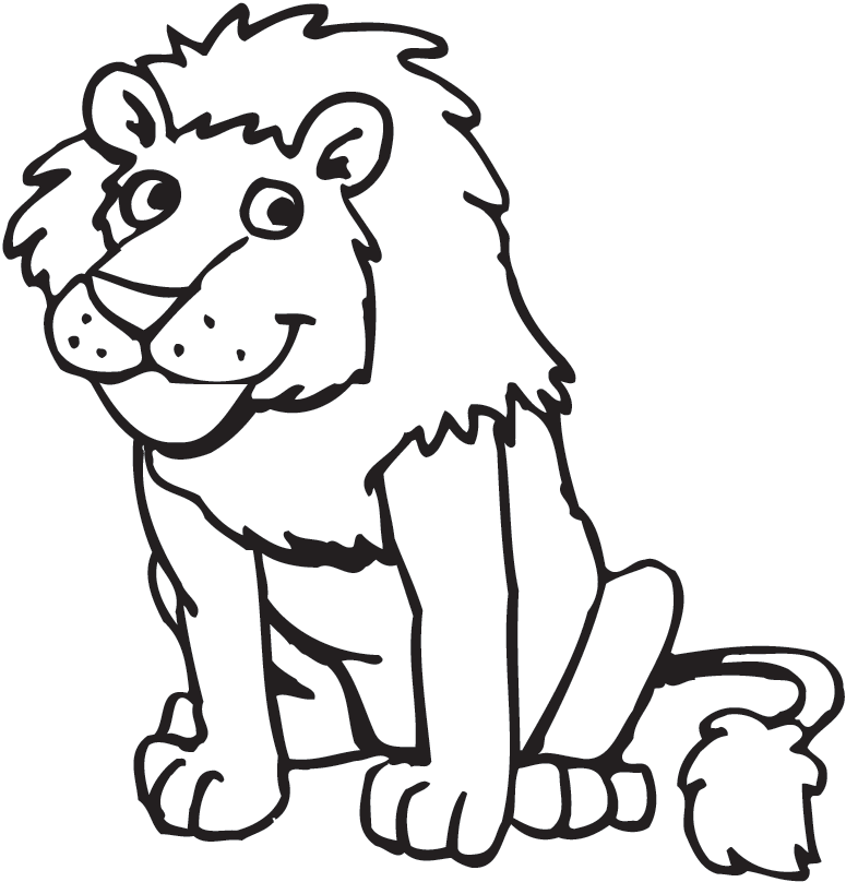 775x808 Lions Coloring Pages