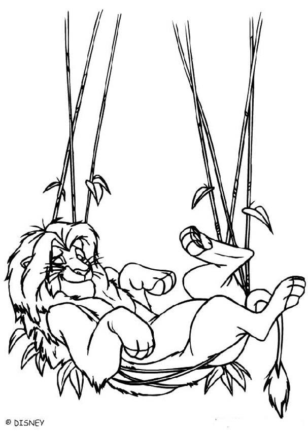 607x850 The Lion King Coloring Pages