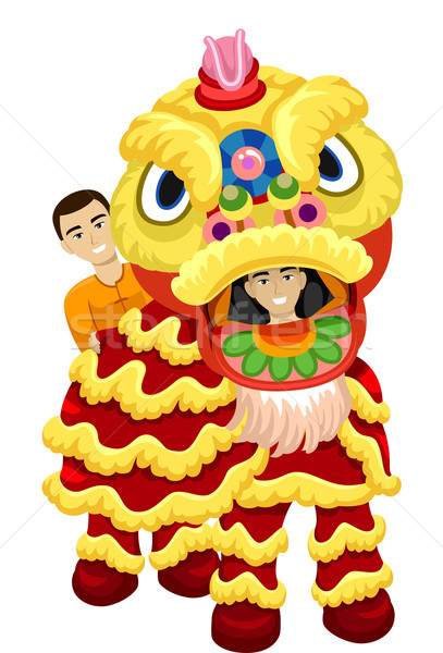Lion Dance Clipart | Free download on ClipArtMag