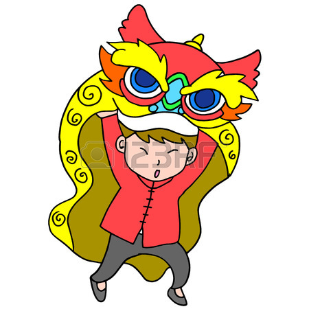 Lion Dance Clipart | Free download on ClipArtMag