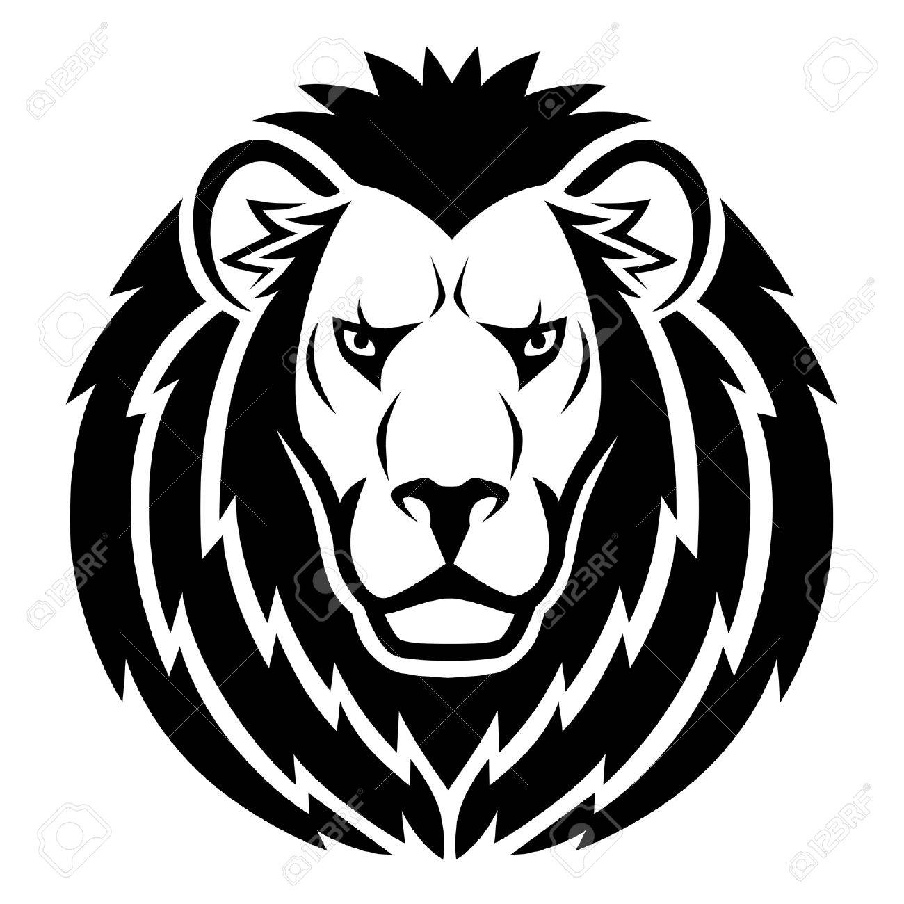 1300x1300 Lion Face Royalty Free Cliparts, Vectors, And Stock Illustration