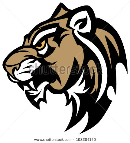 430x470 Mountain Lion Clipart Face
