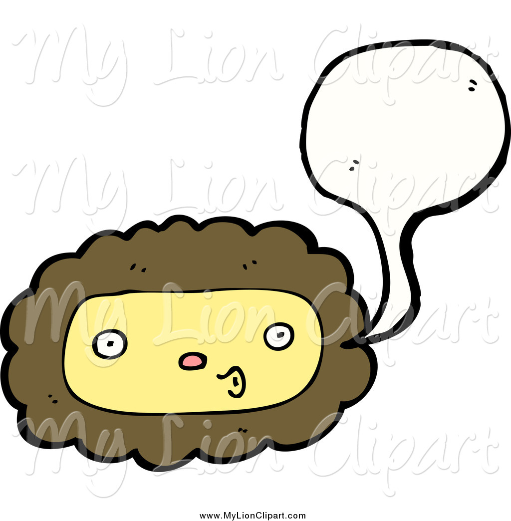 1024x1044 Clipart Of A Talking Lion Face By Lineartestpilot