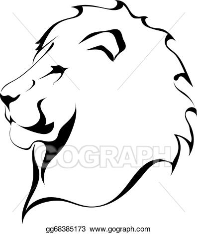 396x470 Lion Face Tattoo Clip Art