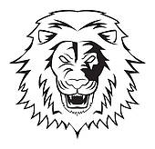 Lion Face Clipart Black And White | Free download on ClipArtMag