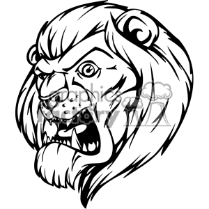 300x300 Roaring Lion Head Clip Art Clipart Panda