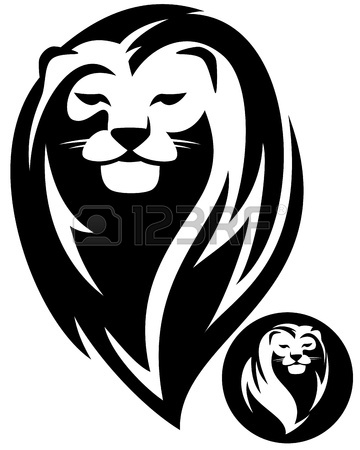 360x450 Vector Image Of An Lion Head On White Background Royalty Free