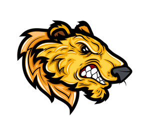 300x265 Cute Lion With Happy Face Illustration Royalty Free Stock Image