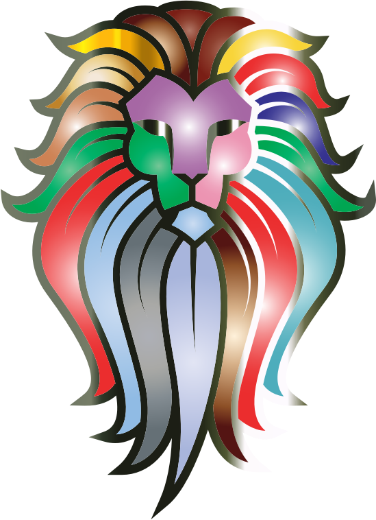 549x758 Lion Face Clipart