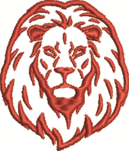 428x500 Lion Face Embroidery Designs, Machine Embroidery Designs