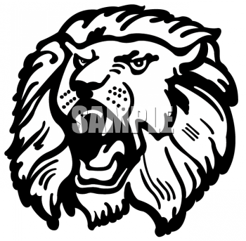 350x343 Lion Face Clipart