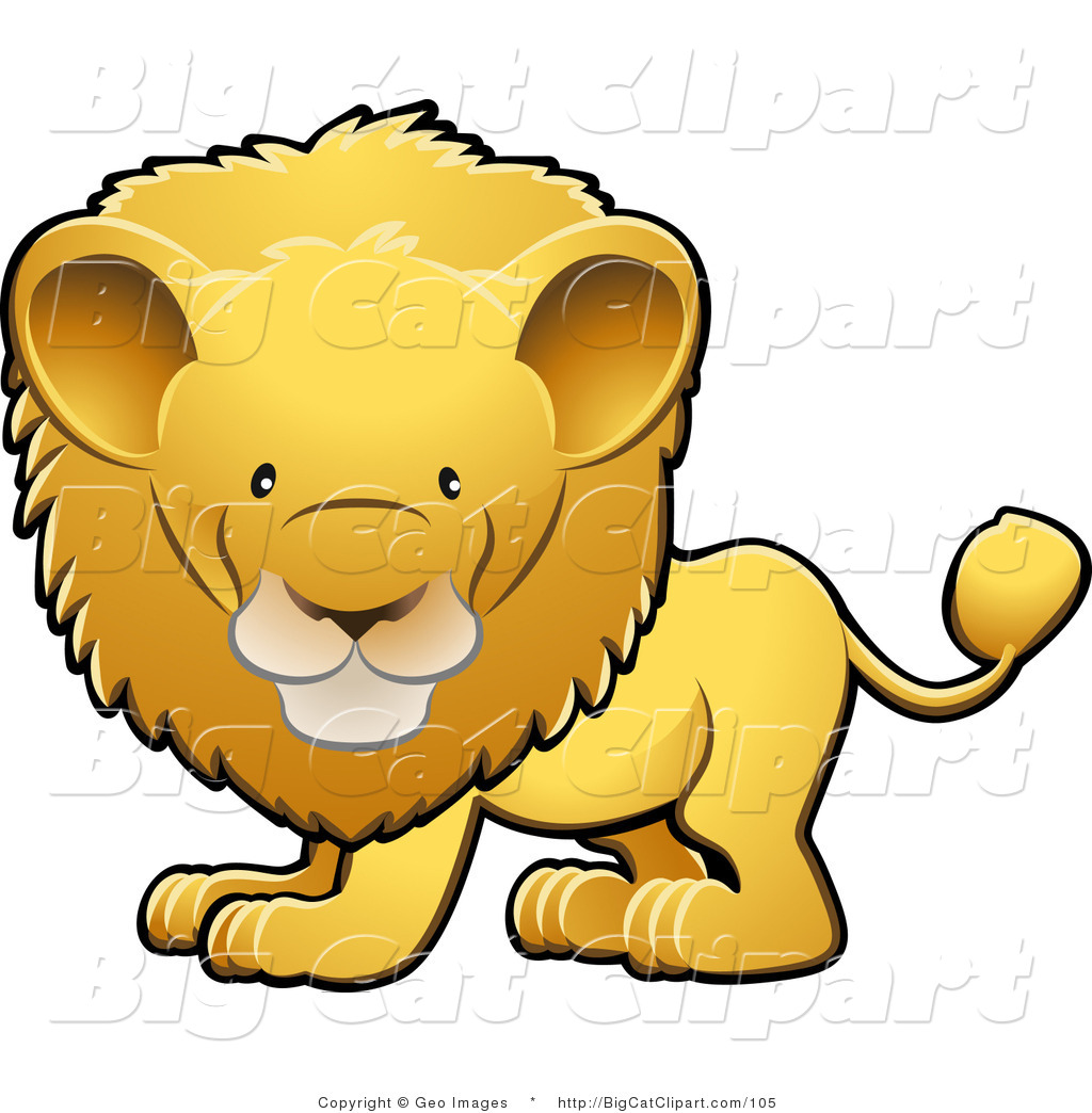 1024x1044 Cute Lion Head Clipart Big Cat Clipart Of An Adorable Golden Male
