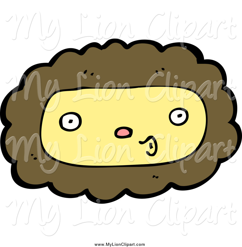 1024x1044 Clipart Of A Surprised Lion Face By Lineartestpilot