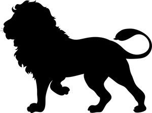 300x222 Best Lion Silhouette Ideas Lion Stencil, Lion