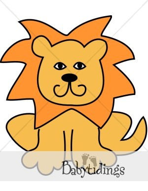 300x388 Simple Clipart Lion