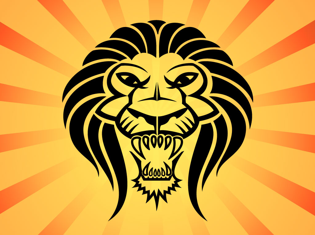 1024x765 Lion Head Vector Vector Art Amp Graphics