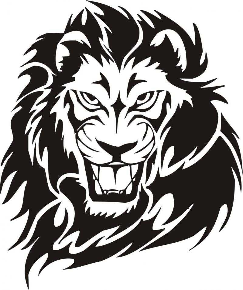 800x955 Lion Head Clipart