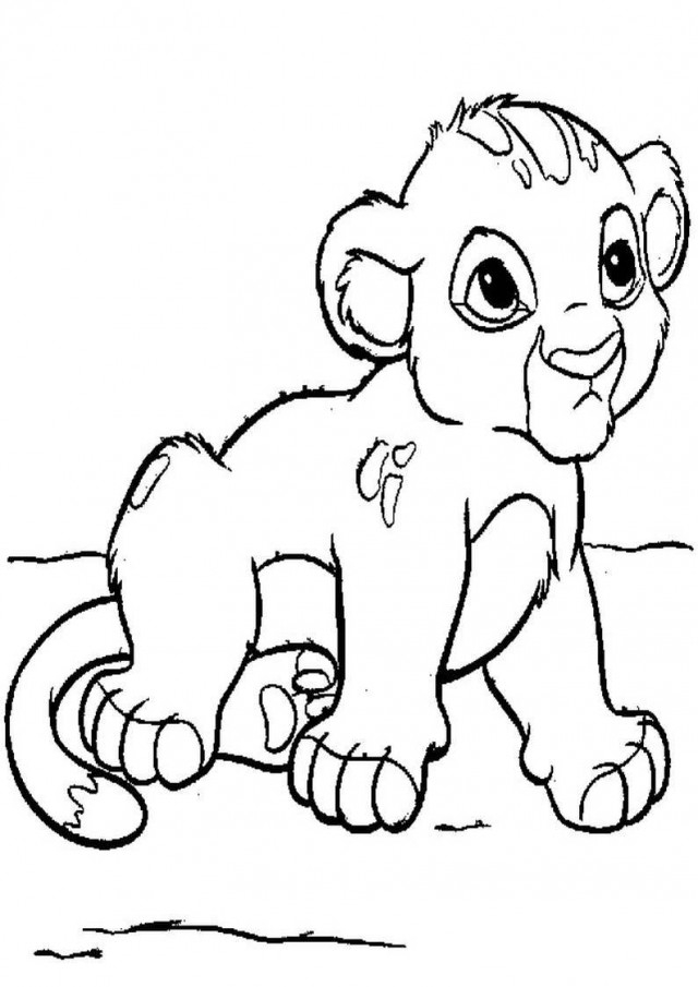 640x905 Cub Clipart Black And White